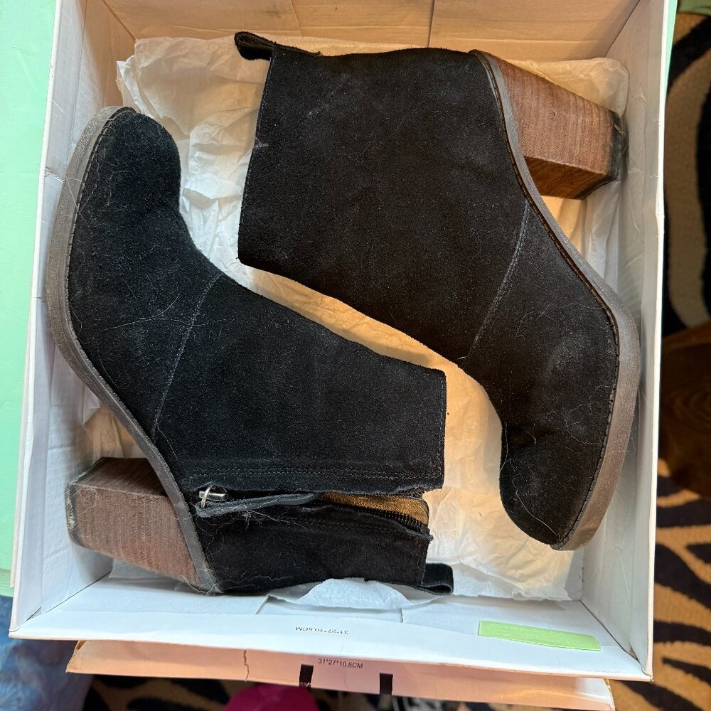 La Dolce Vita Women's Black Ankle Boots Joust Size 7